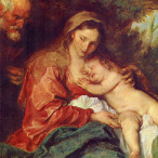 Rubens - Madonna con bambino