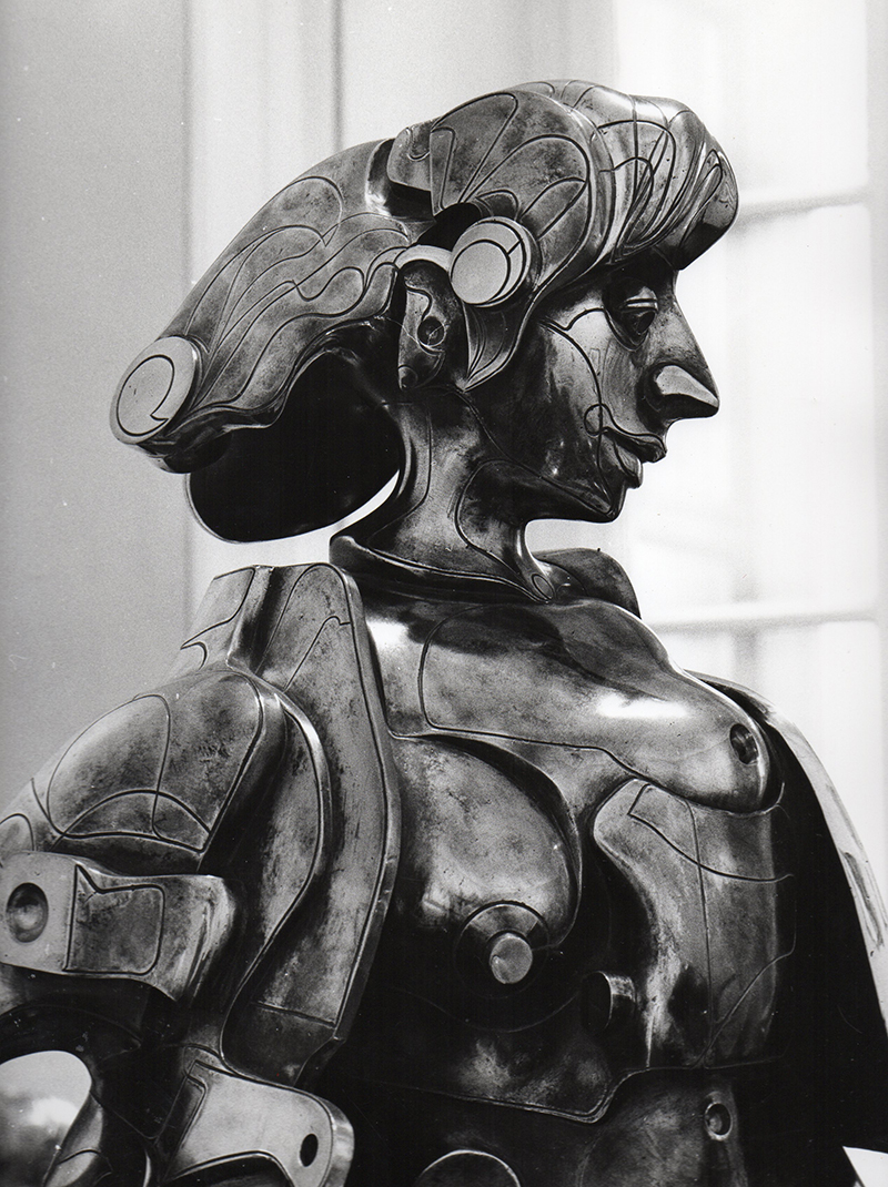 Biografia inquieta di un personaggio femminile, bronzo,1976, (particolare)