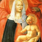 Masaccio - Madonna, Sant'Anna e Bambino, 1424