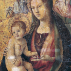 Antonello da Messina- Polittico di San Gregorio, part. di Maria e del Bambino, Messina, Museo Regionale