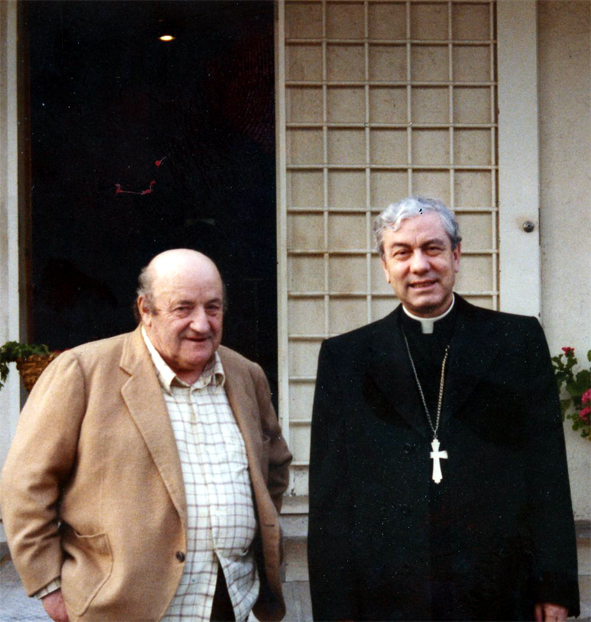 5- 1985 Pappalardo incontra ad Ardea- Roma Giacomo Manzù