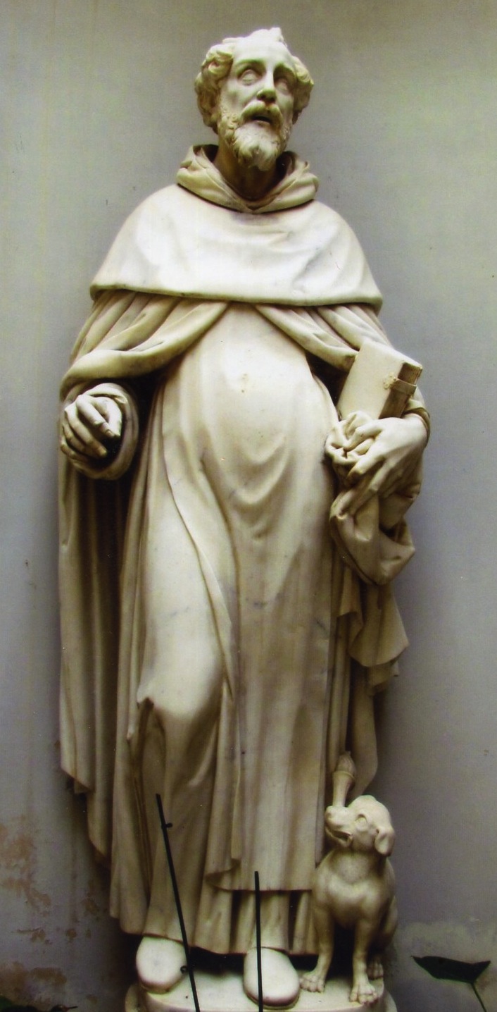 S. Domenico - Statua marmorea, Monastero della Péietà, Palermo