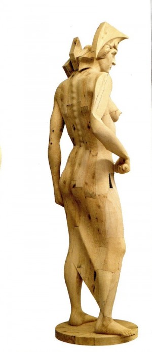 3- 2022 Salvatore Rizzuti Medea 2 legno di cipresso part
