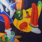 Tano Brancato - La mucca rossa e il vaso bianco, 2009.jpg
